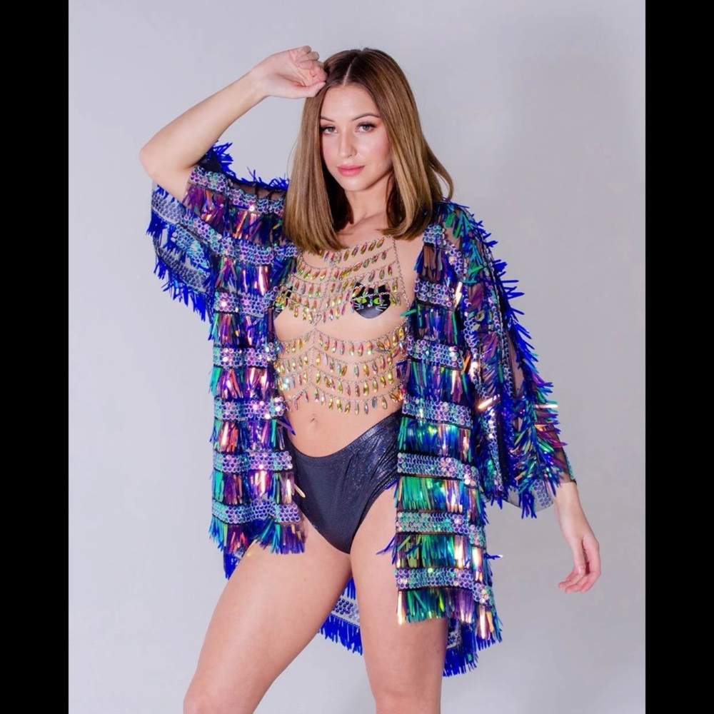 Sequin Kimono